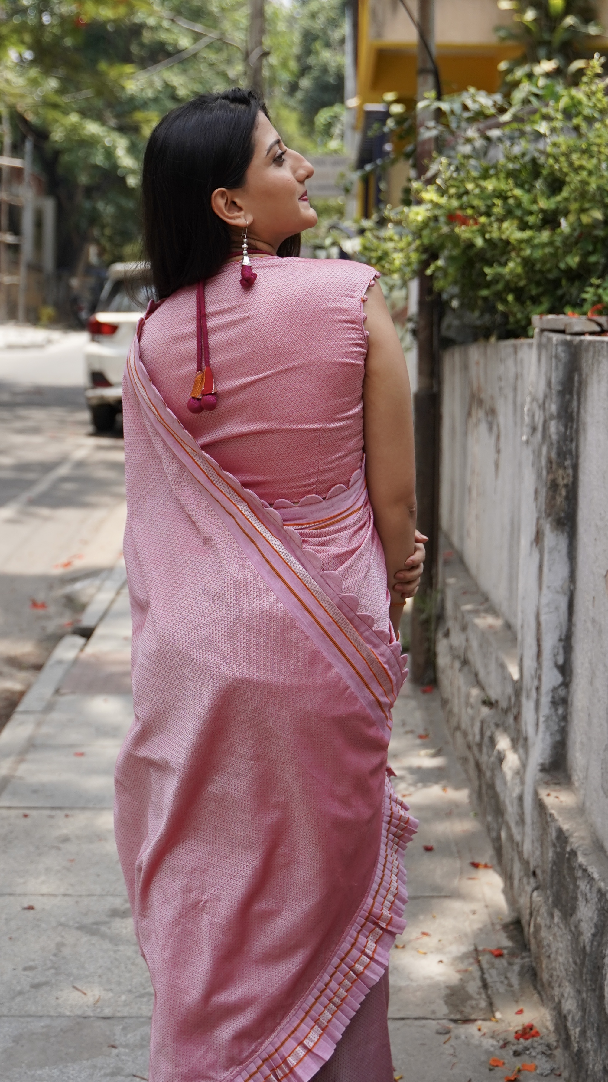 Pink Pastel Signature Saree Detail View 2