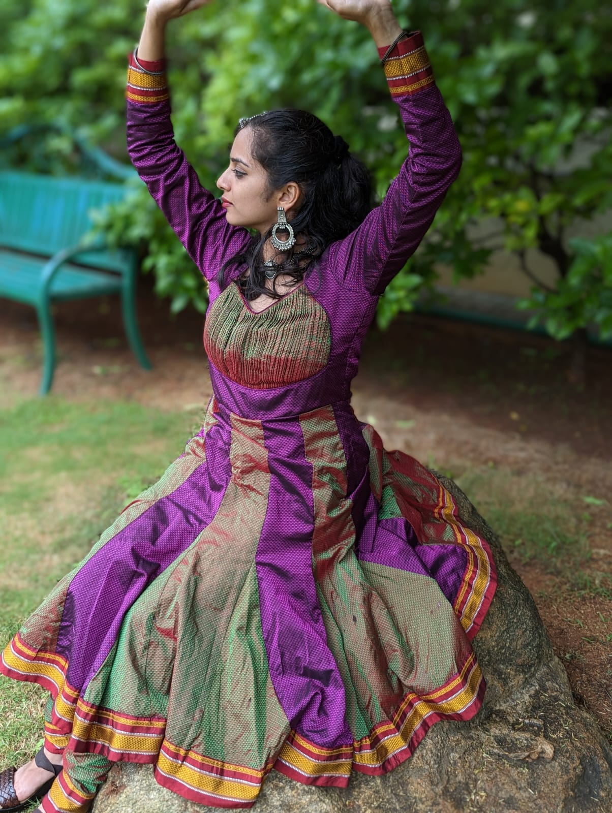 Kathak Costume Detail