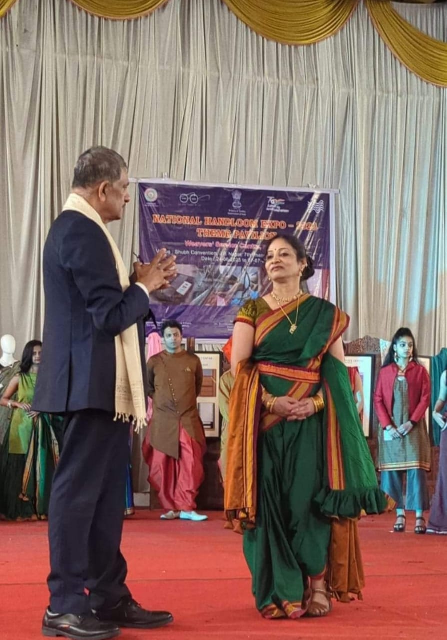 Display at National Handloom Expo - 2023