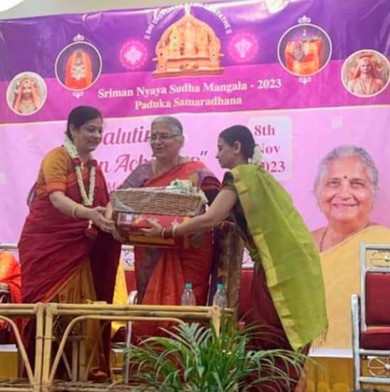 Felicitated as one of the achievers by Jaya Satya Pramod Nidhi (JSPN) panel